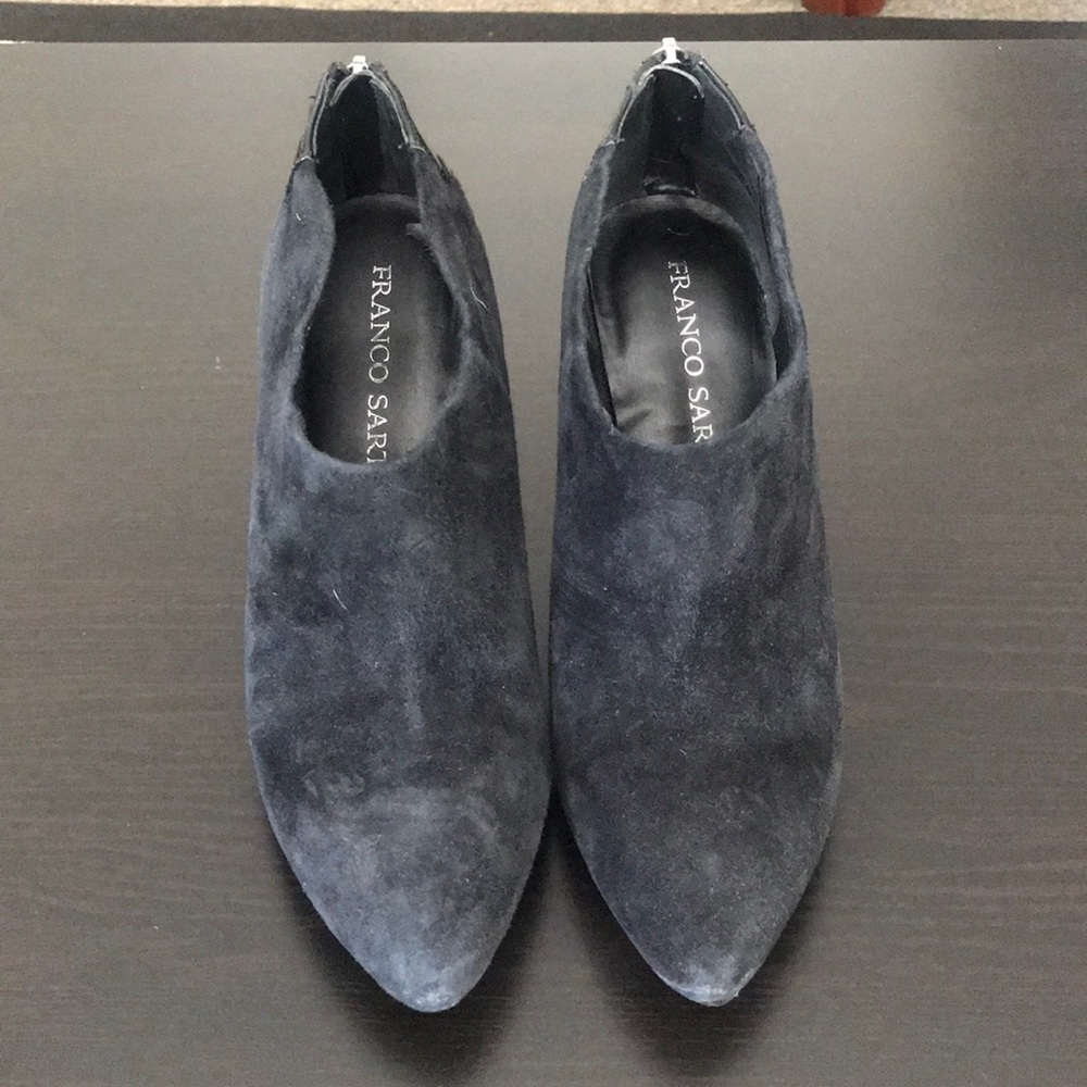 Franco Sarto black suede booties!